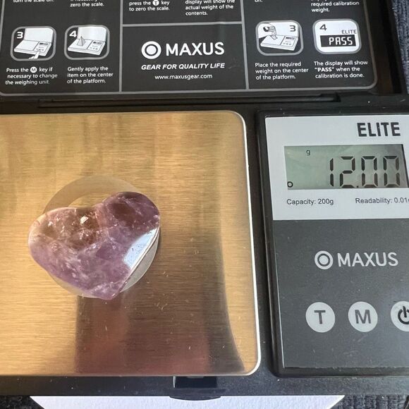 Amethyst Crystal Heart Carving‎ (5) - Picture 8 of 8